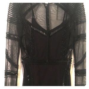 H&M Black Sequin Cocktail Dress.